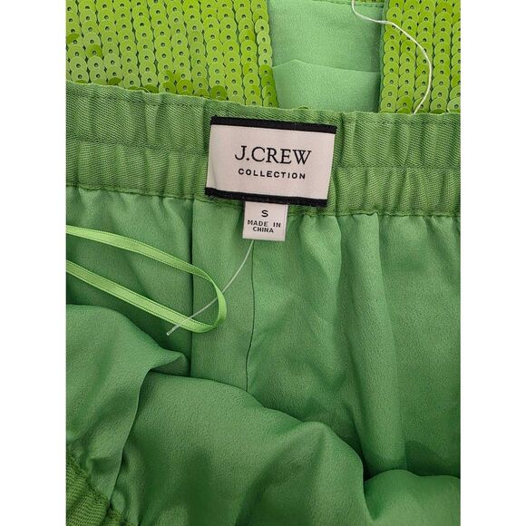 J. Crew Collection Green Sequin Pencil Skirt S NWOT - Picture 7 of 8